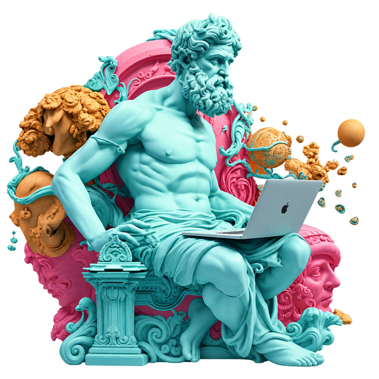 Classical thinker using modern technology